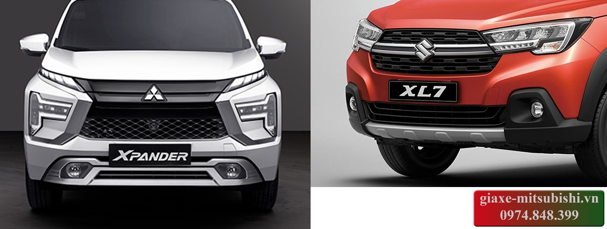 so sánh xe Mitsubishi Xpander và Suzuki XL7