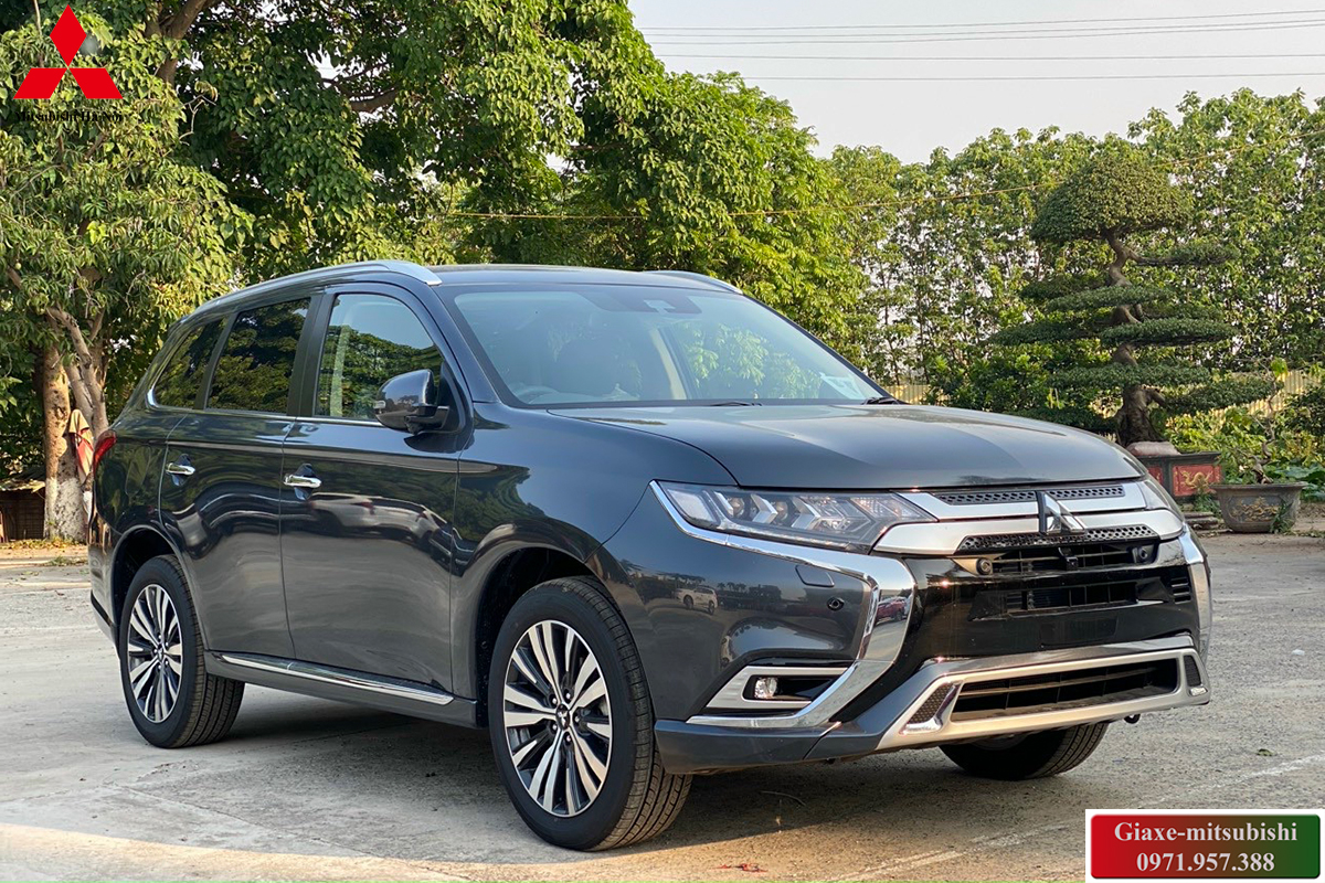 xe mitsubishi outlander 2024 cvt màu xám xanh