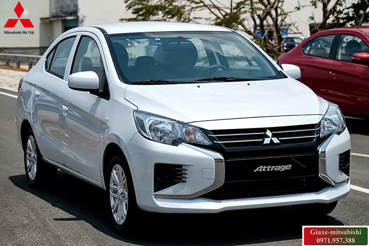 mitsubishi Attrage 2024 số sàn màu trắng a