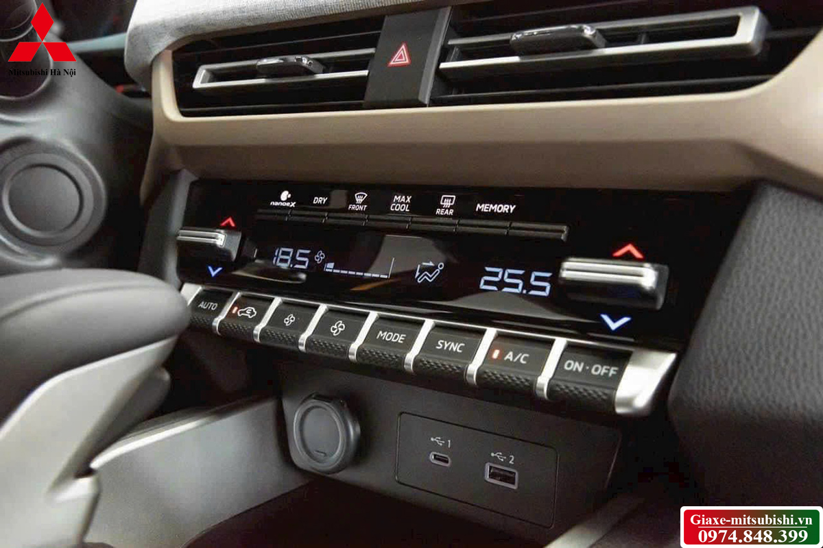 Cụm điều khiển điều hòa không khí trên xe Xforce Ultimate